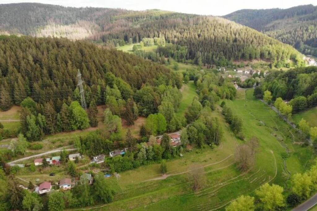 Ruhiges Ferienhaus Am Waldrand Mit Sauna Und Kamin - Hellaberg II Langenbach  Zewnętrze zdjęcie