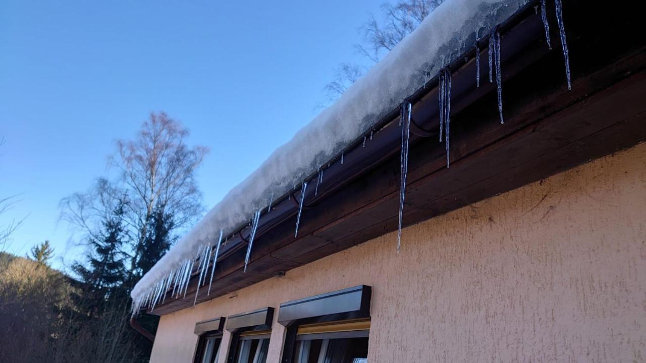 Ruhiges Ferienhaus Am Waldrand Mit Sauna Und Kamin - Hellaberg II Langenbach  Zewnętrze zdjęcie